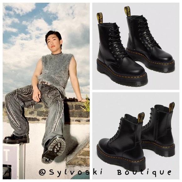 🖤DR MARTENS JADON BOOT SMOOTH LEATHER PLATFORMS NWT🖤 - Picture 8 of 14